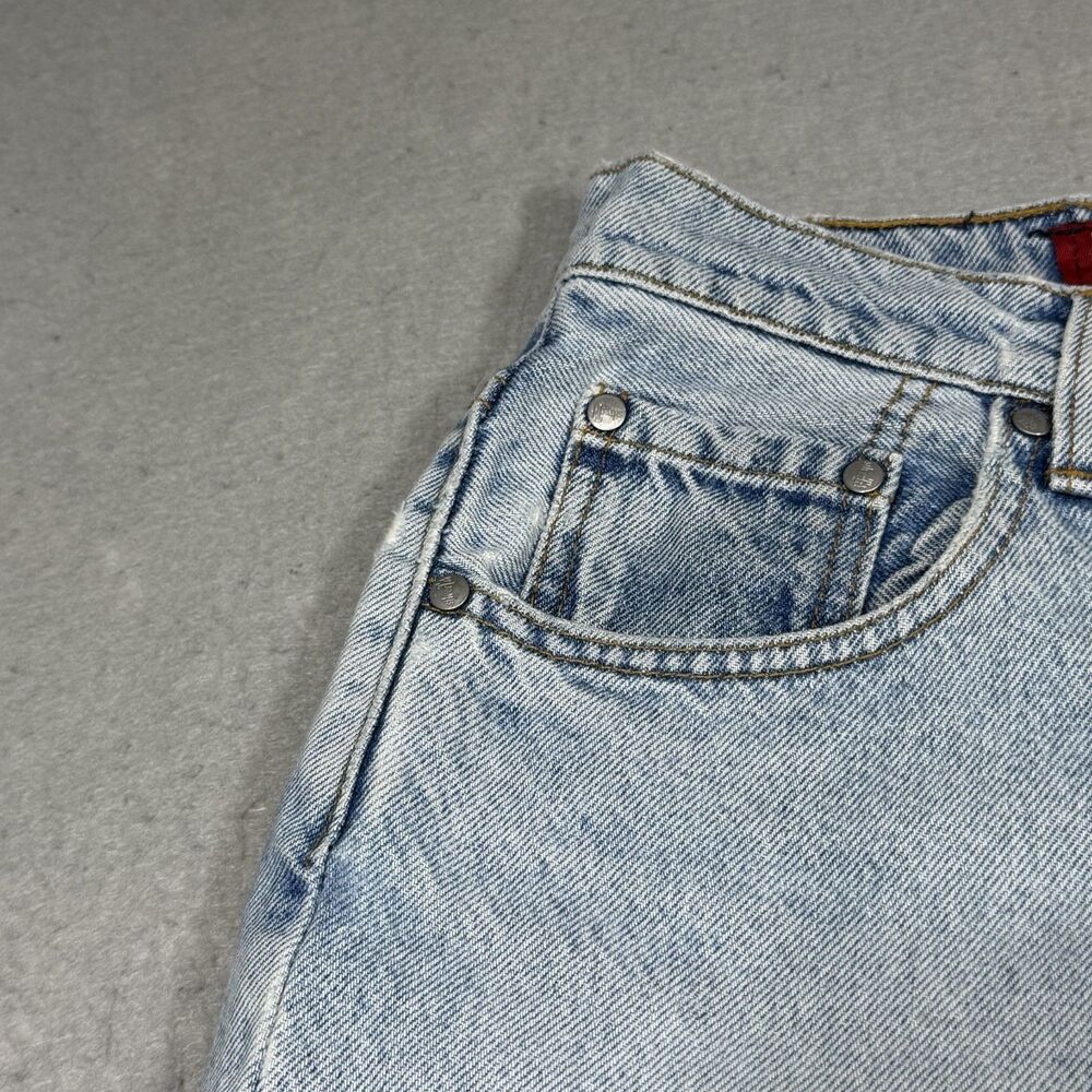 Vintage Levi's Silvertab Jeans Women’s Size 7/8 Loose Fit Light Blue Denim - Picture 4 of 16